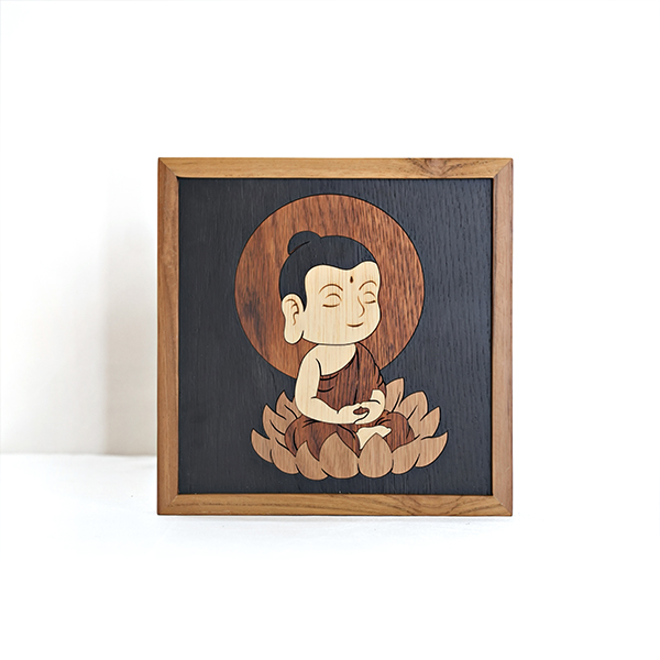 Serene Smile 8″x 8″